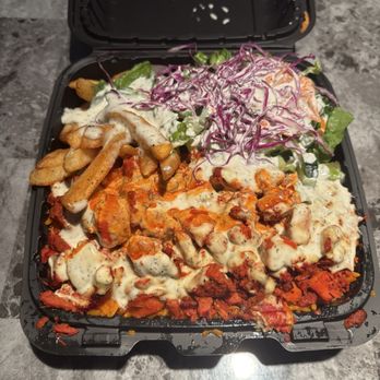OG Chicken & Gyro signature dishes OG Platter
Steak Fajiro
Chicken Over Rice